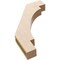 Ekena Millwork 3-inch W x 18-inch D x 24-inch H Merced Rough Cedar Woodgrain TimberThane Knee Brace, Primed BRCUR03X18X24MRCRCPR - alternate 4